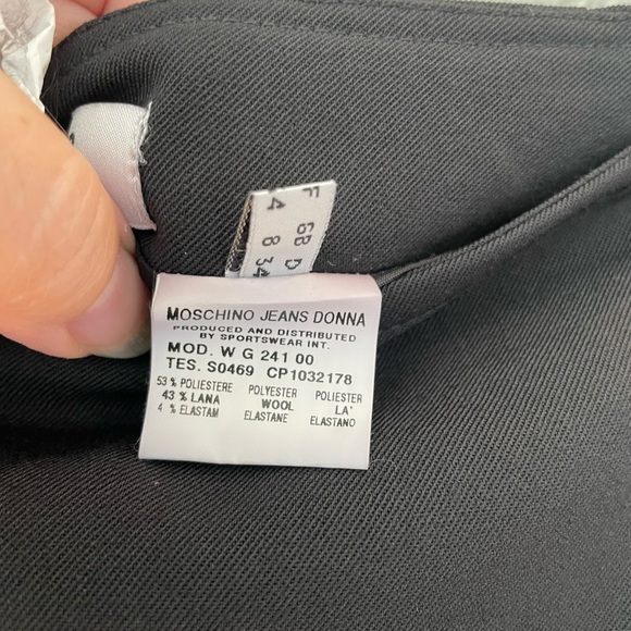 Moschino Jeans Grommet Skirt Size 4 - Picture 3 of 9